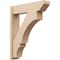 Ekena Millwork 8-in W x 32-in D x 40-in H Balboa Slat Rough Cedar Woodgrain TimberThane Outlooker, Primed Tan OUTUR080X32X40BOA24RCPR - alternate 1